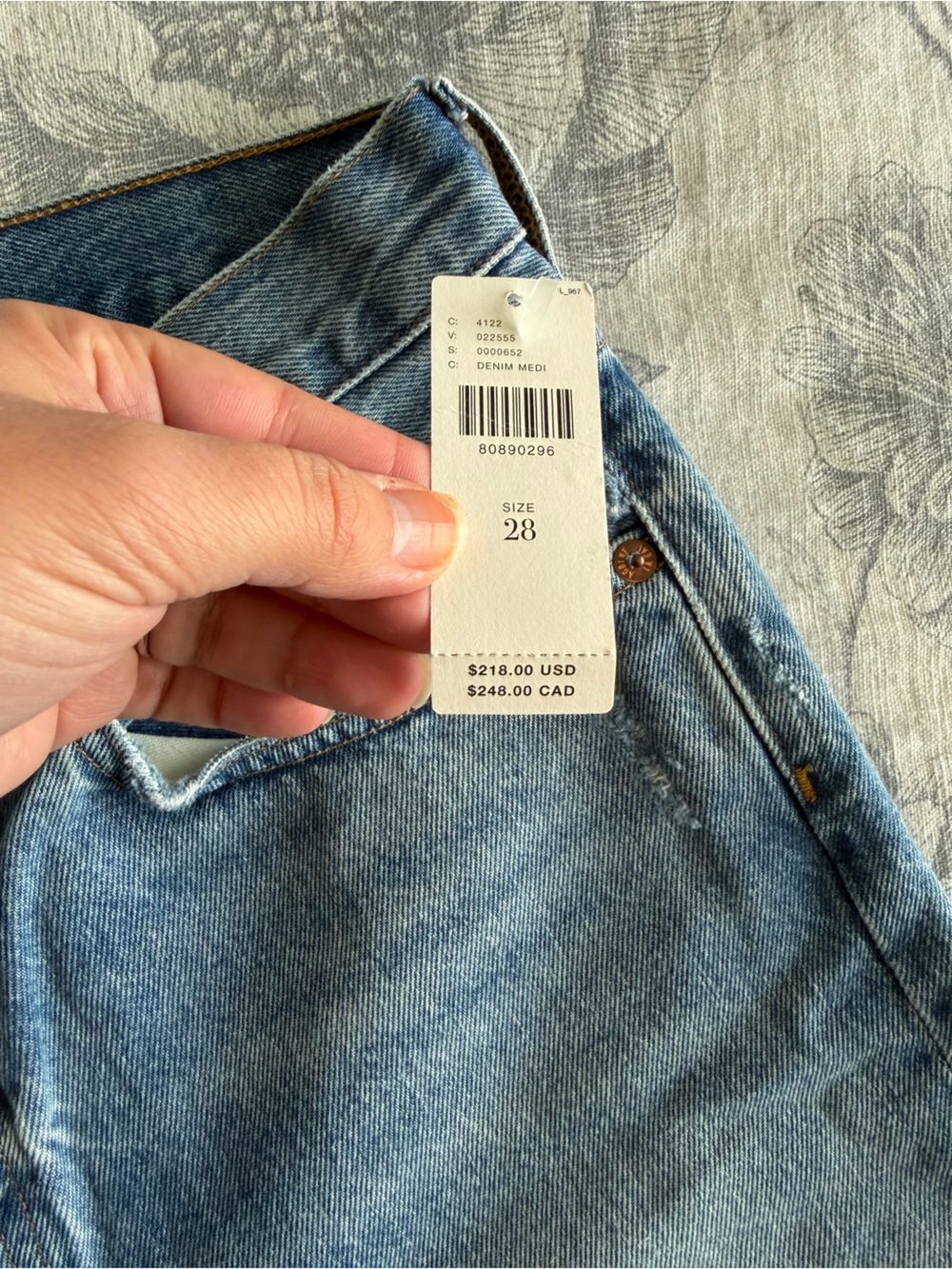 NWT Agolde 90’s Crop Mid Rise Loose straight Jeans - Picture 7 of 9